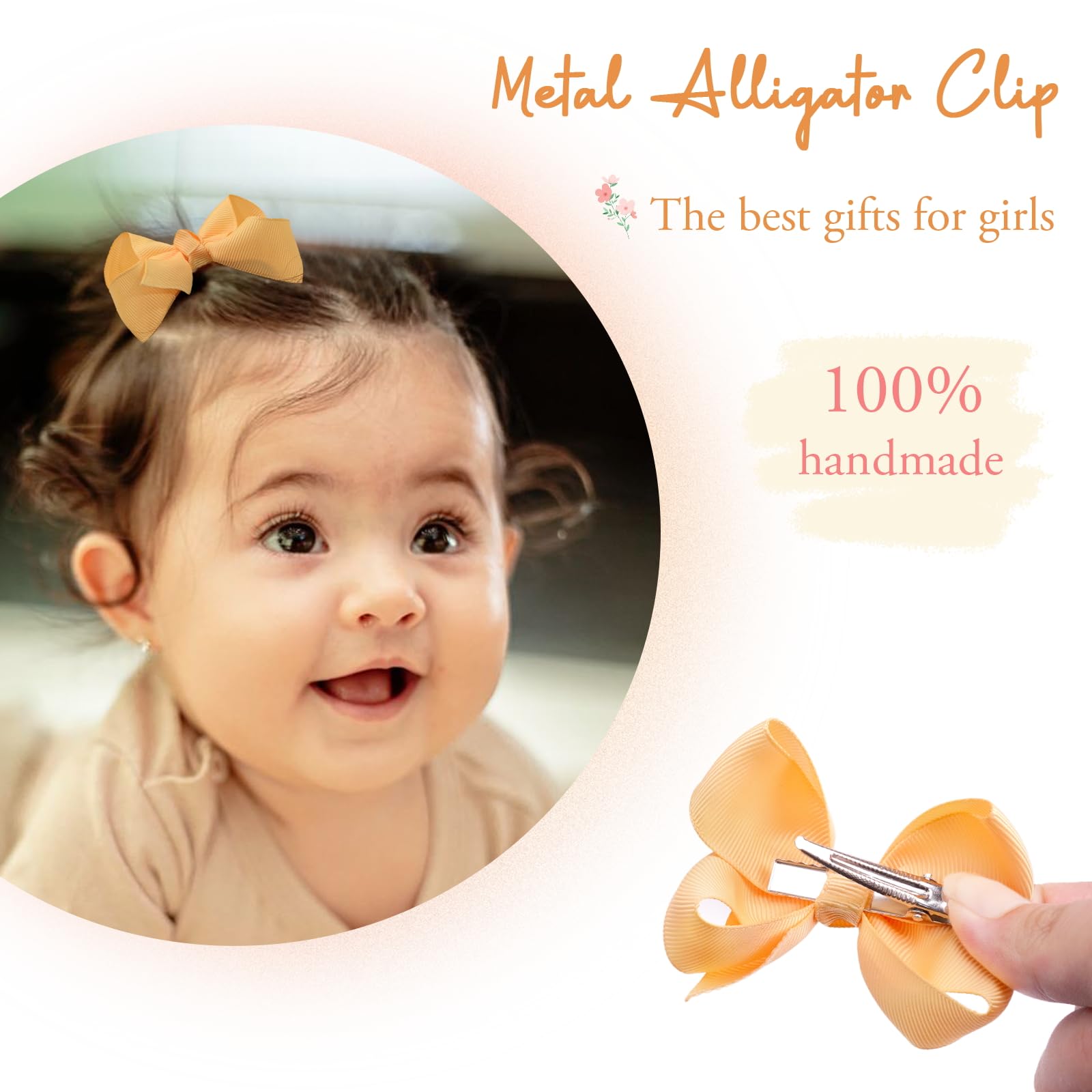 JOYOYO baby hair bows ideal for everyday outfits