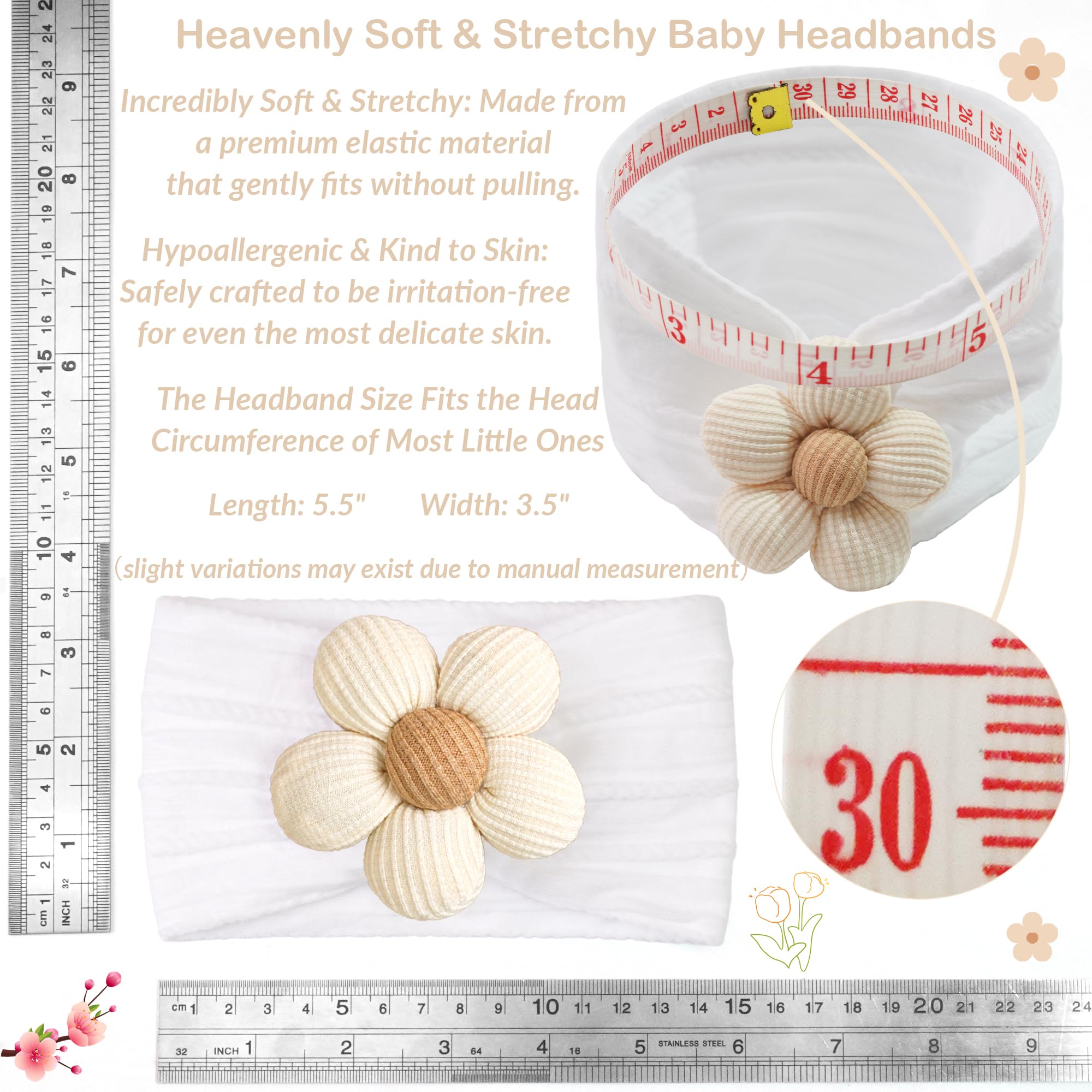 JOYOYO pink flower headband for playful outfits and photoshoots