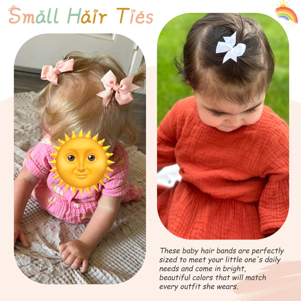 JOYOYO colorful bows for baby girls support easy outfit coordination