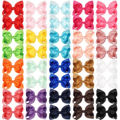 JOYOYO grosgrain ribbon bows display handmade detail and heat-sealed ends for lasting hold.