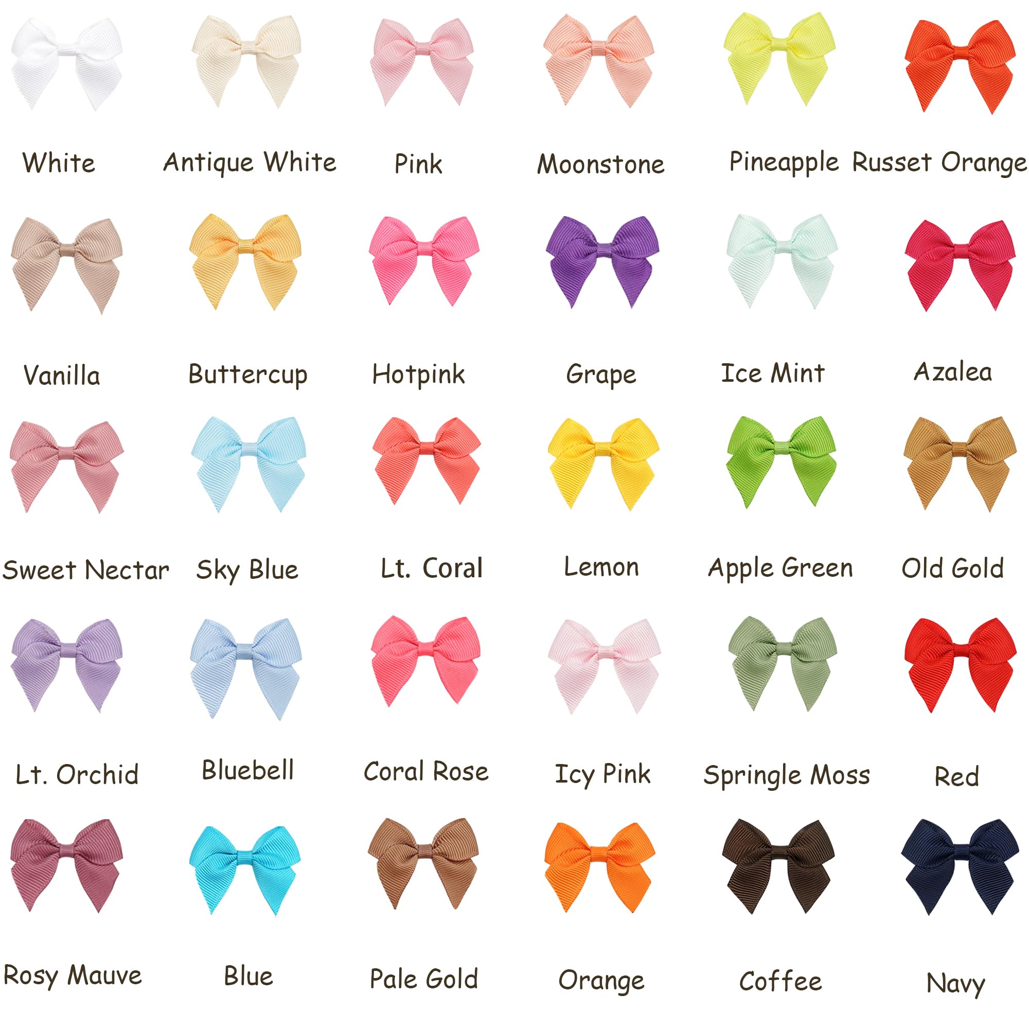 Joyoyo multi-color bows on toddler hair, ideal for daily wear.