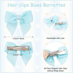 Joyoyo pastel-baby-bows on hair, showcasing versatile color range for outfits.