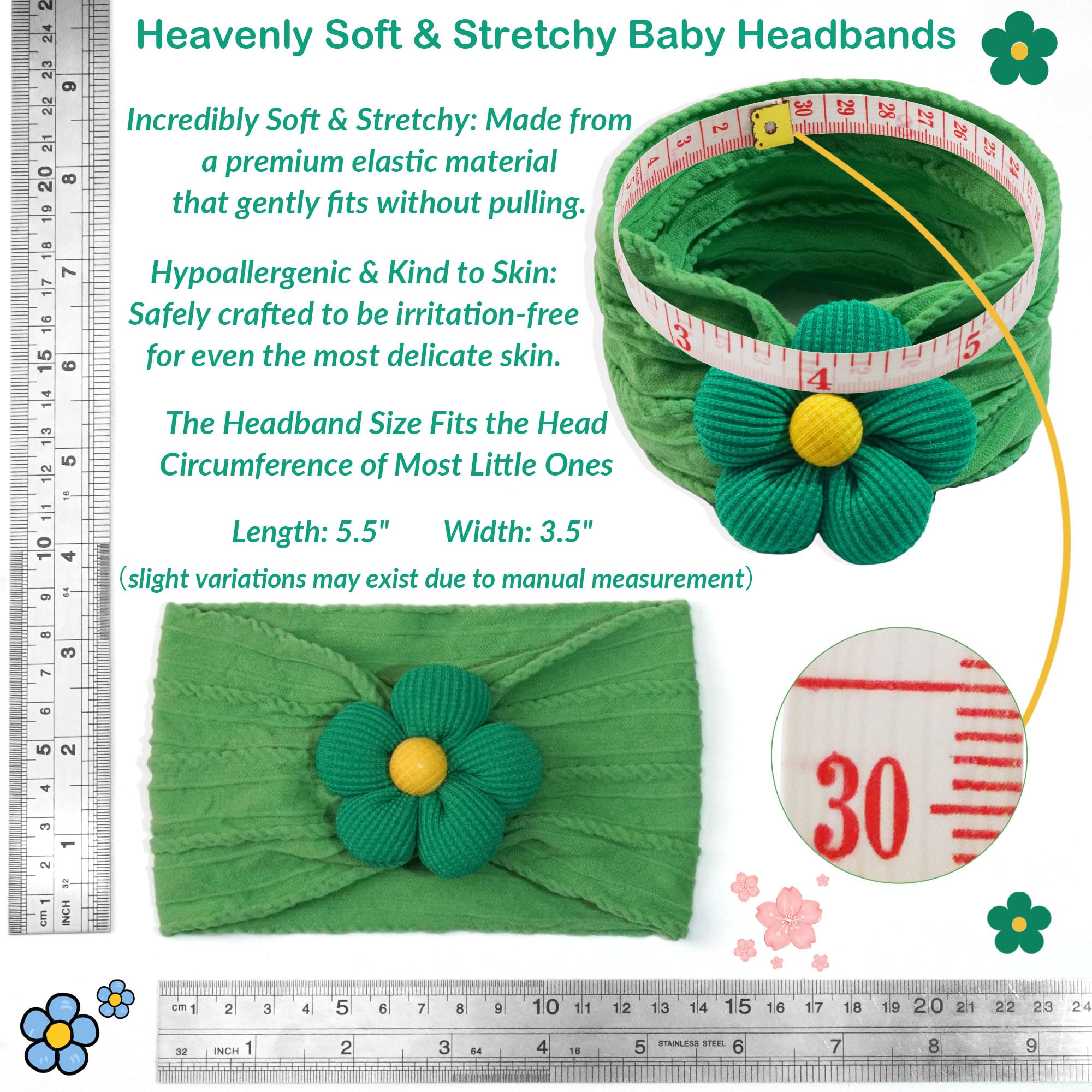 JOYOYO nylon headband close-up shows gentle stretch and mark-free comfort
