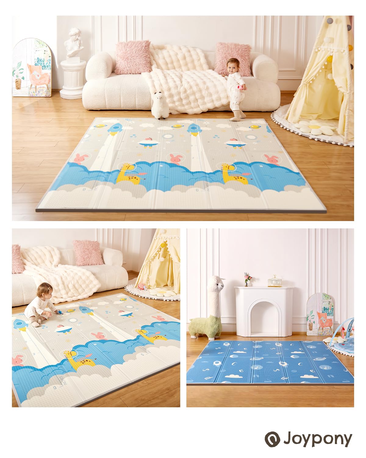 Joypony baby play mat suitable for indoor and outdoor use