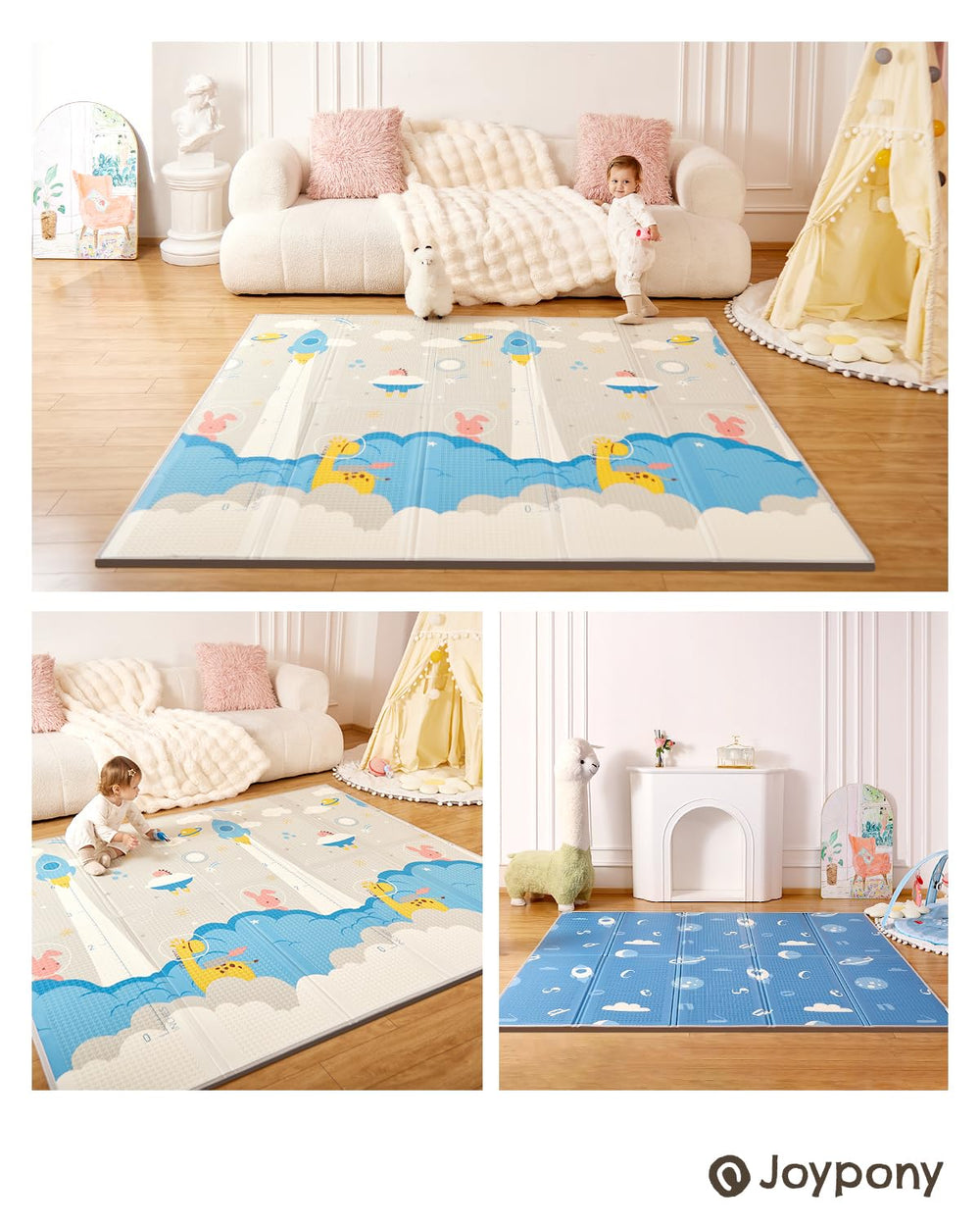Joypony baby play mat suitable for indoor and outdoor use