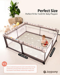 Joypony Play Mat Carry Bag Travel shows portable setup for play anywhere.
