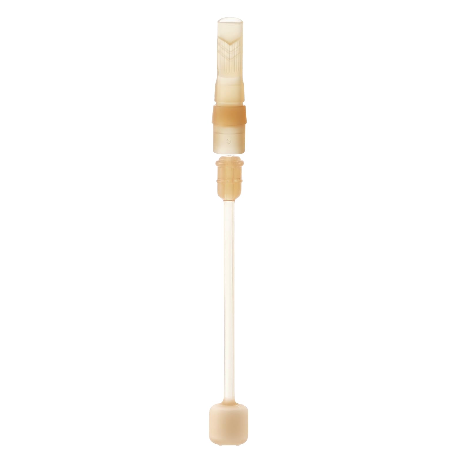Joypony sippy straw close-up in soft silicone highlighting gentle gum comfort
