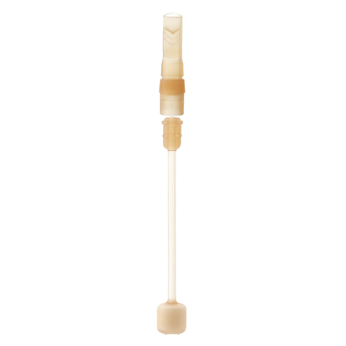 Joypony sippy straw close-up in soft silicone highlighting gentle gum comfort