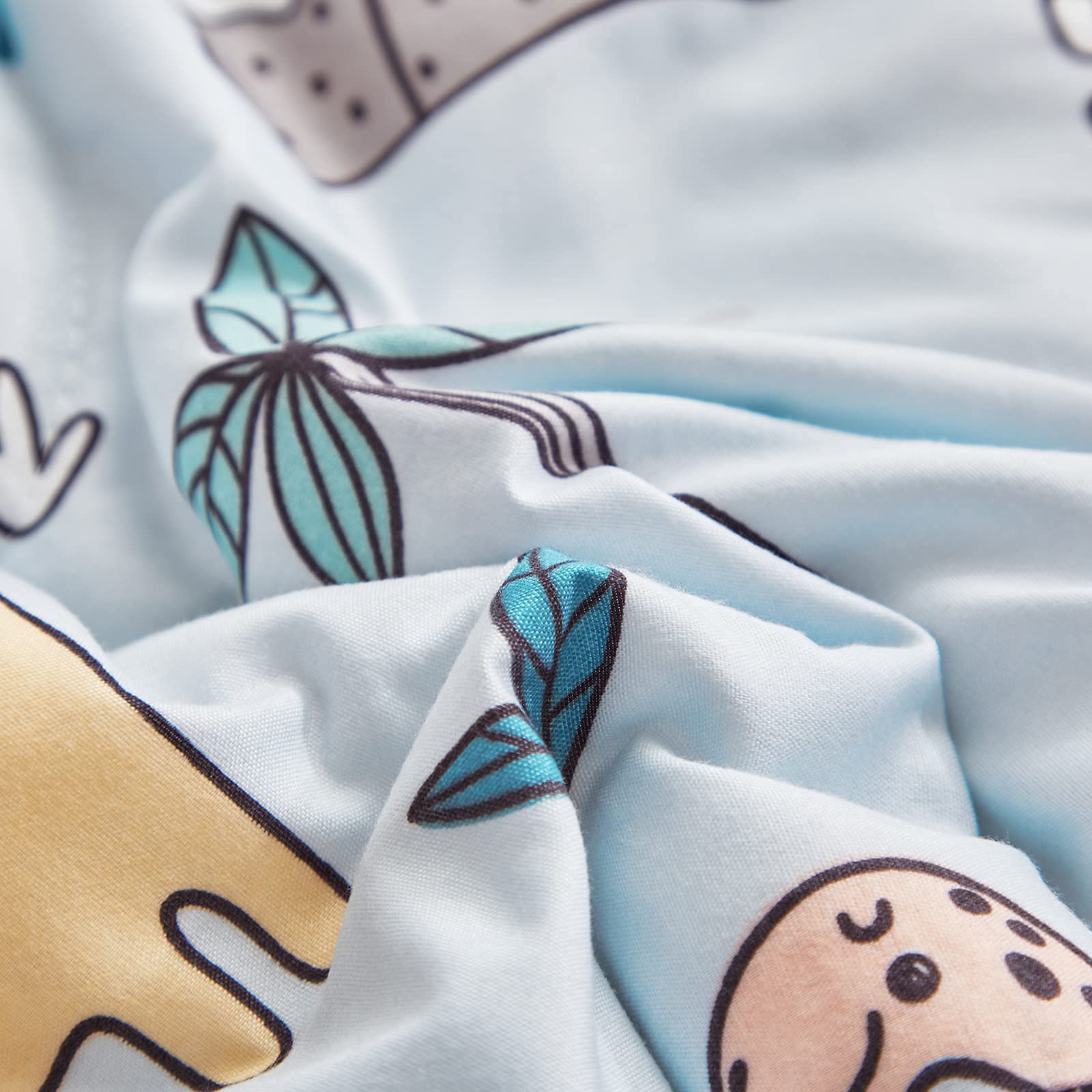 Joyreap toddler bed dino bedding setup easy care for standard toddler beds