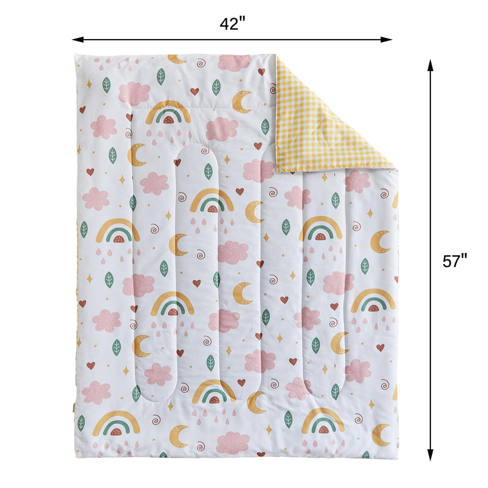 Joyreap toddler bedding fitted sheet ensures snug grip on mattresses and all-season use