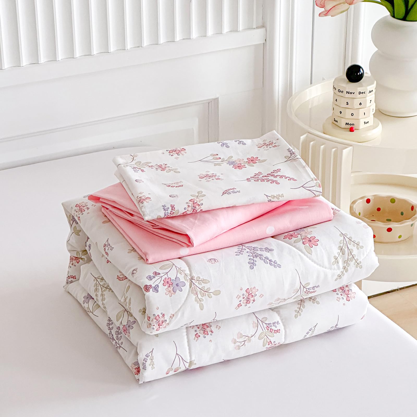 Joyreap flat top sheet shows breathable cotton for daytime naps