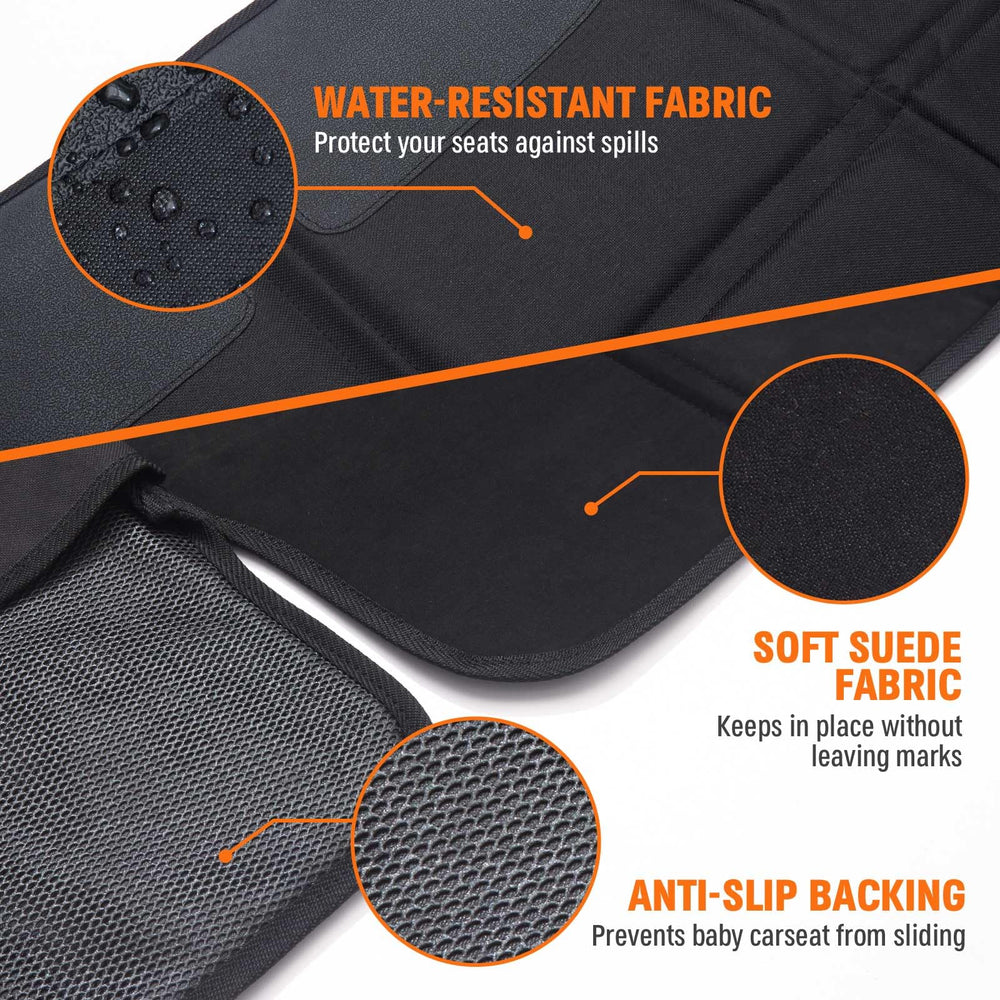 JOYSKY storage pockets neatly hold snacks and wipes within reach.