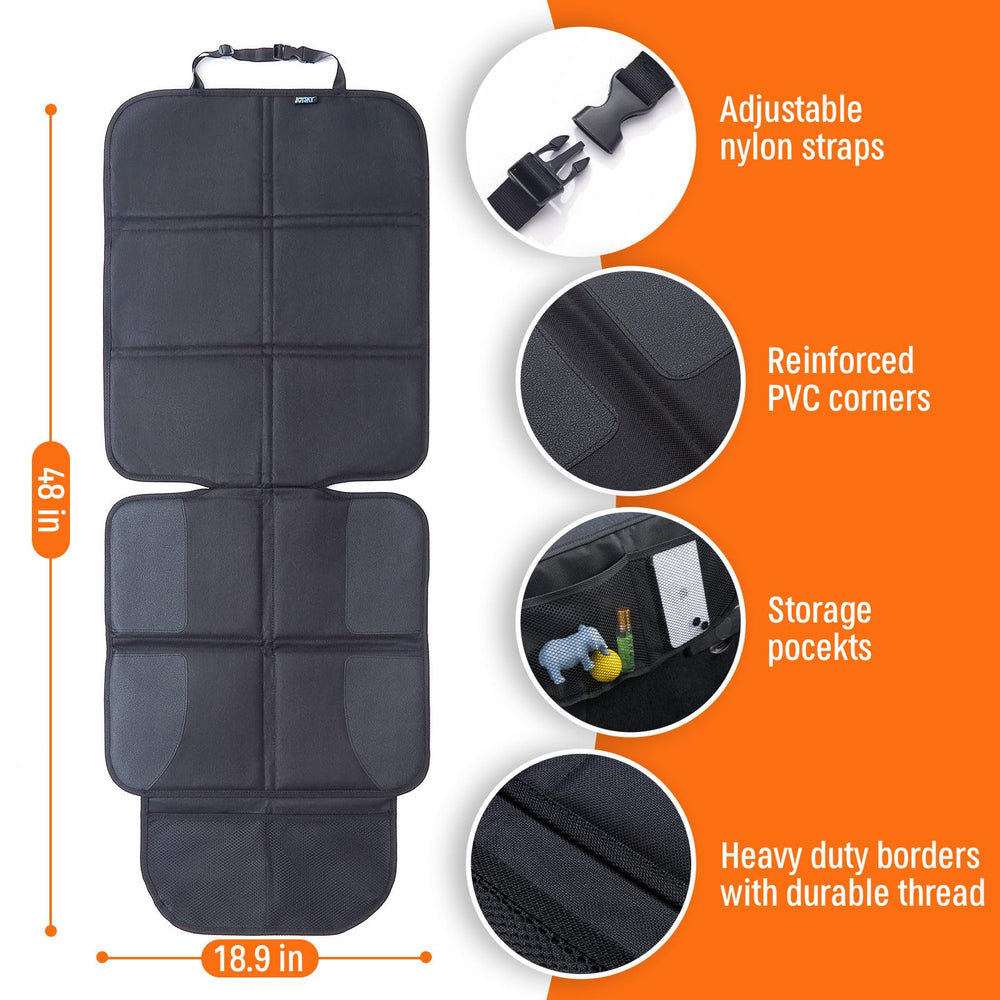 JOYSKY two-pack in-car protection ready for family road trips.