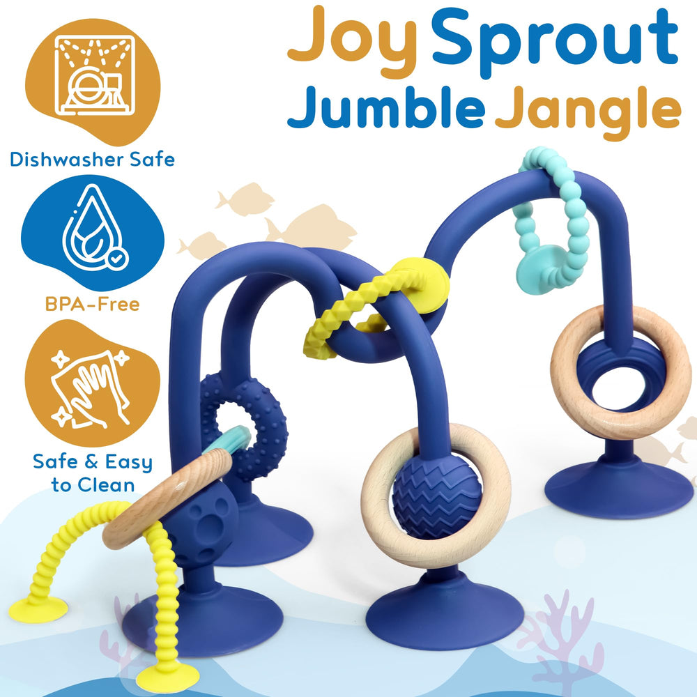 JoySprout Jumble Jangle is dishwasher-safe for quick cleanup after meals.