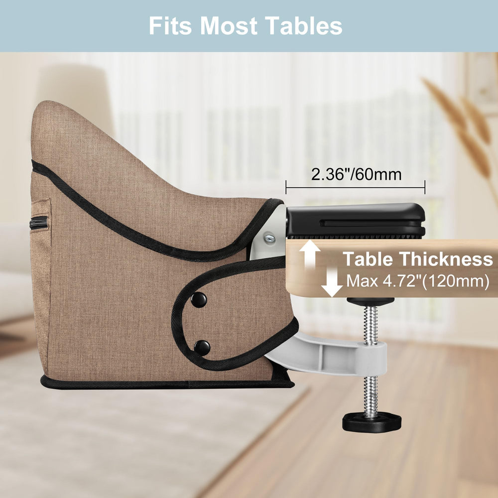 JOZZVE clip-on high chair tray removable demonstrates versatile mealtime option