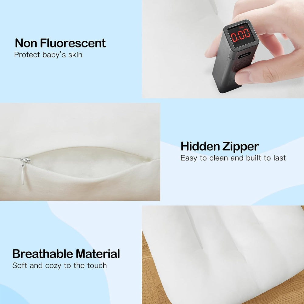 JQFORUIH baby lounger uses safe materials with CPC and AAP/CPSC alignment