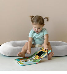 JQFORUIH lounger in use supports supervised play and learning