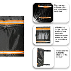 JRRXM stroller cover interior silver coating reduces moisture and adds durability