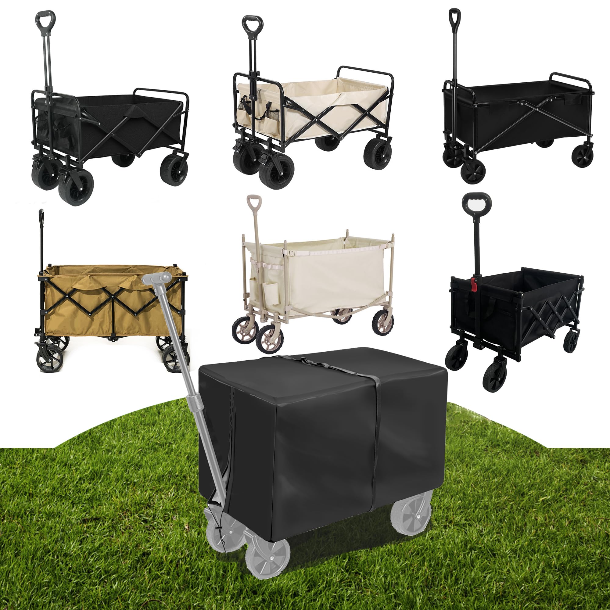 JRRXM 38L x 20W x 22H cover fits most folding wagons
