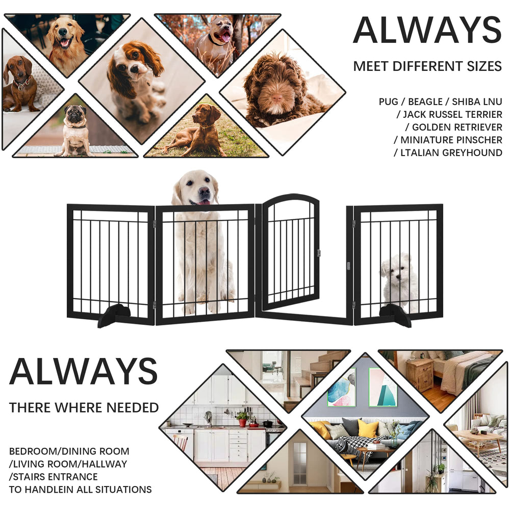JSB 96x30 inches gate suits halls, stairs, and open spaces.