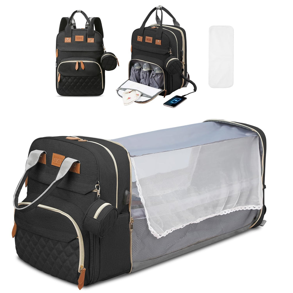 JSTPRO diaper bag backpack main compartment organized for essentials