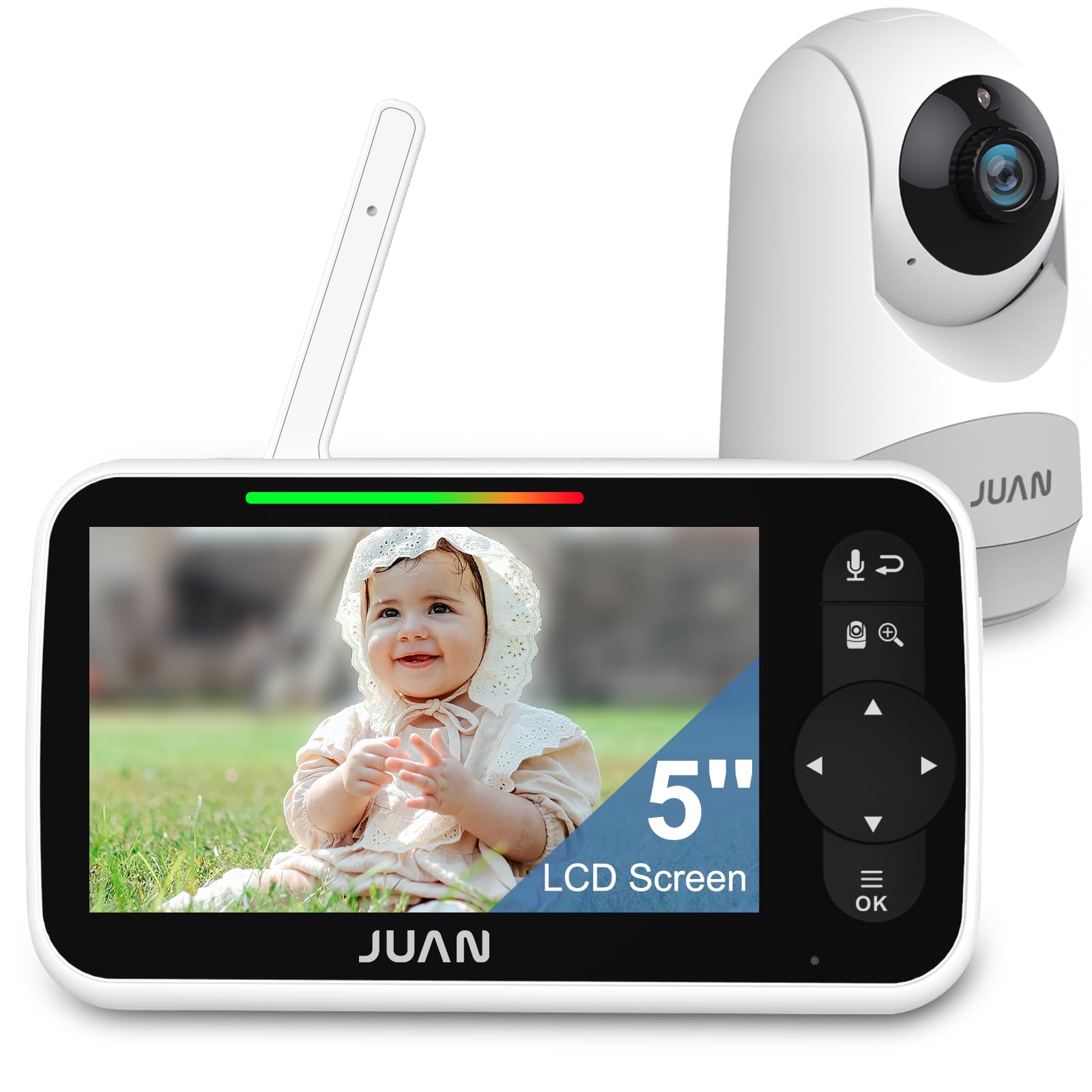 Juan baby monitor privacy-connection shows private no-wifi monitoring for privacy-conscious parents.
