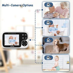 JUAN PTZ pan-tilt-zoom shows full nursery view with zoom