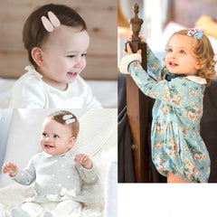 JUCCPUL 1.5-inch baby snap hair clip ideal for tiny toddlers' fine hair.