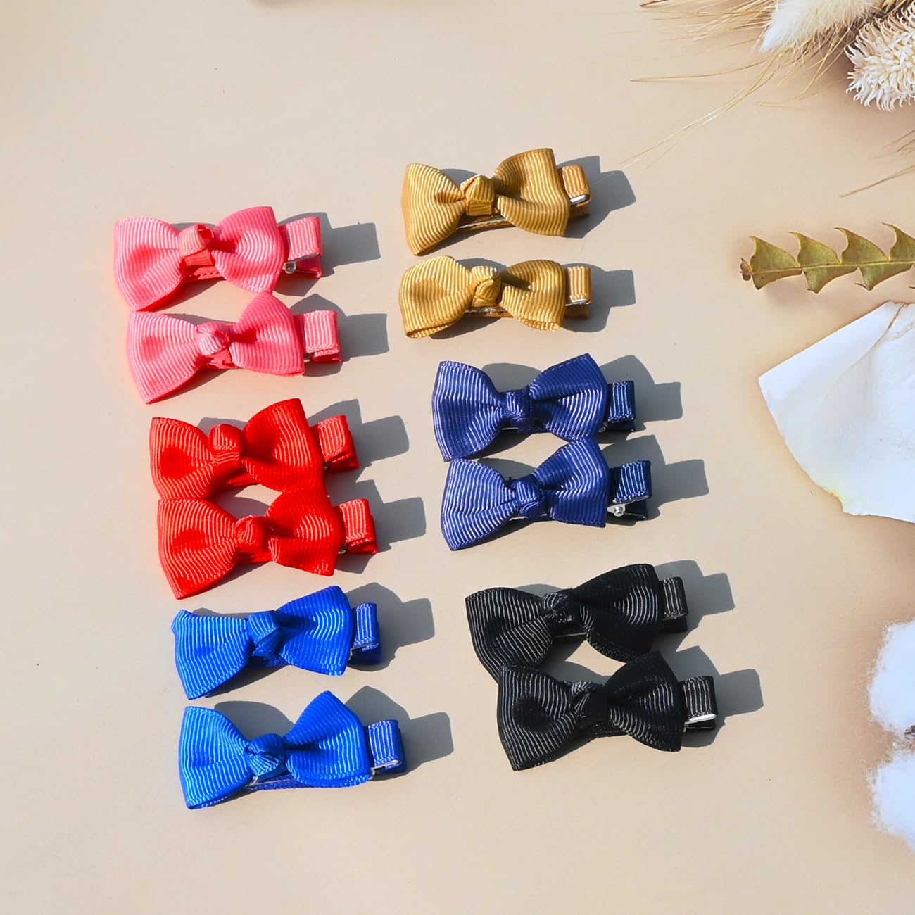 JUCCPUL 2-inch bow clip fits babies with fine hair