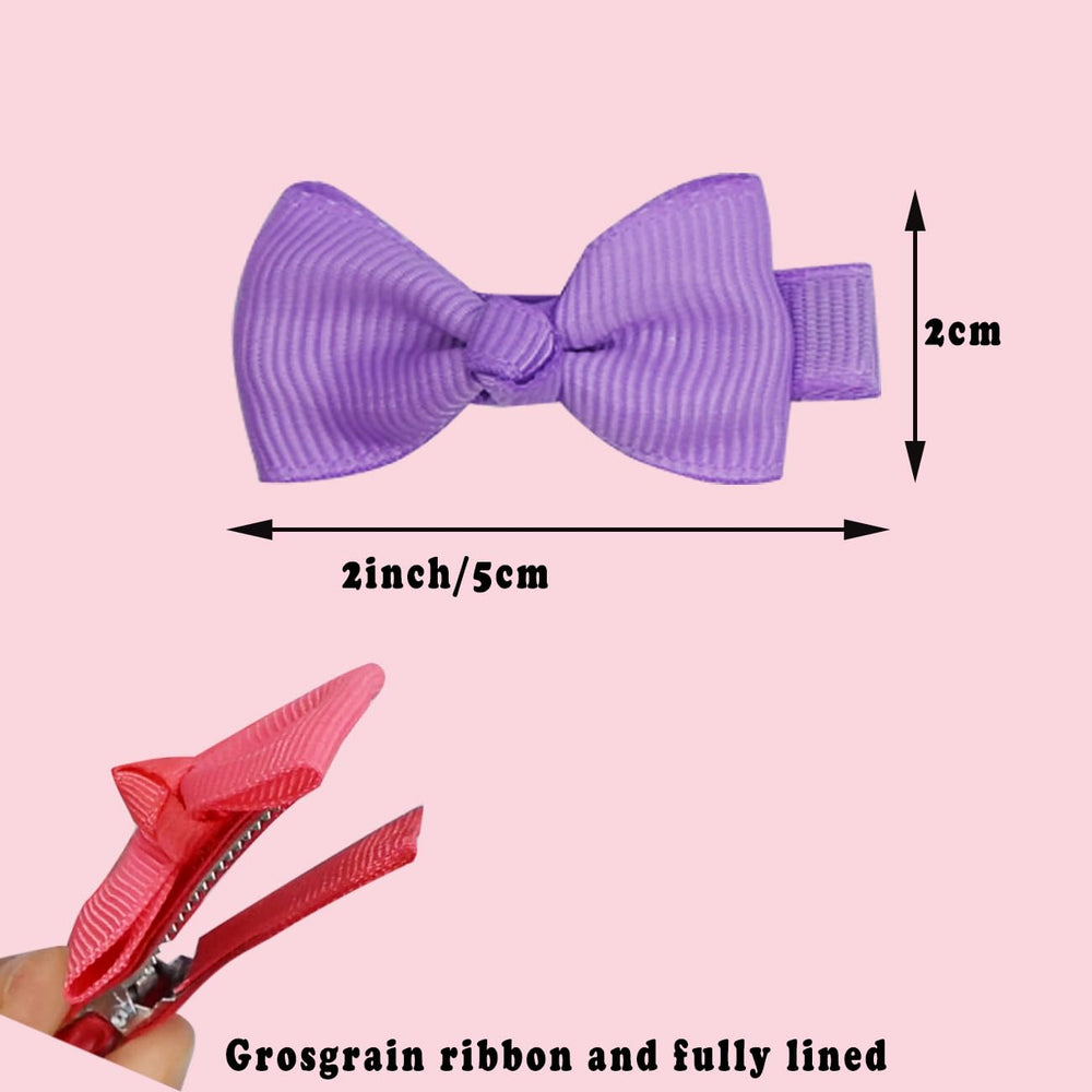 JUCCPUL baby hair bows color assortment demonstrates 20 colors for easy outfit matching
