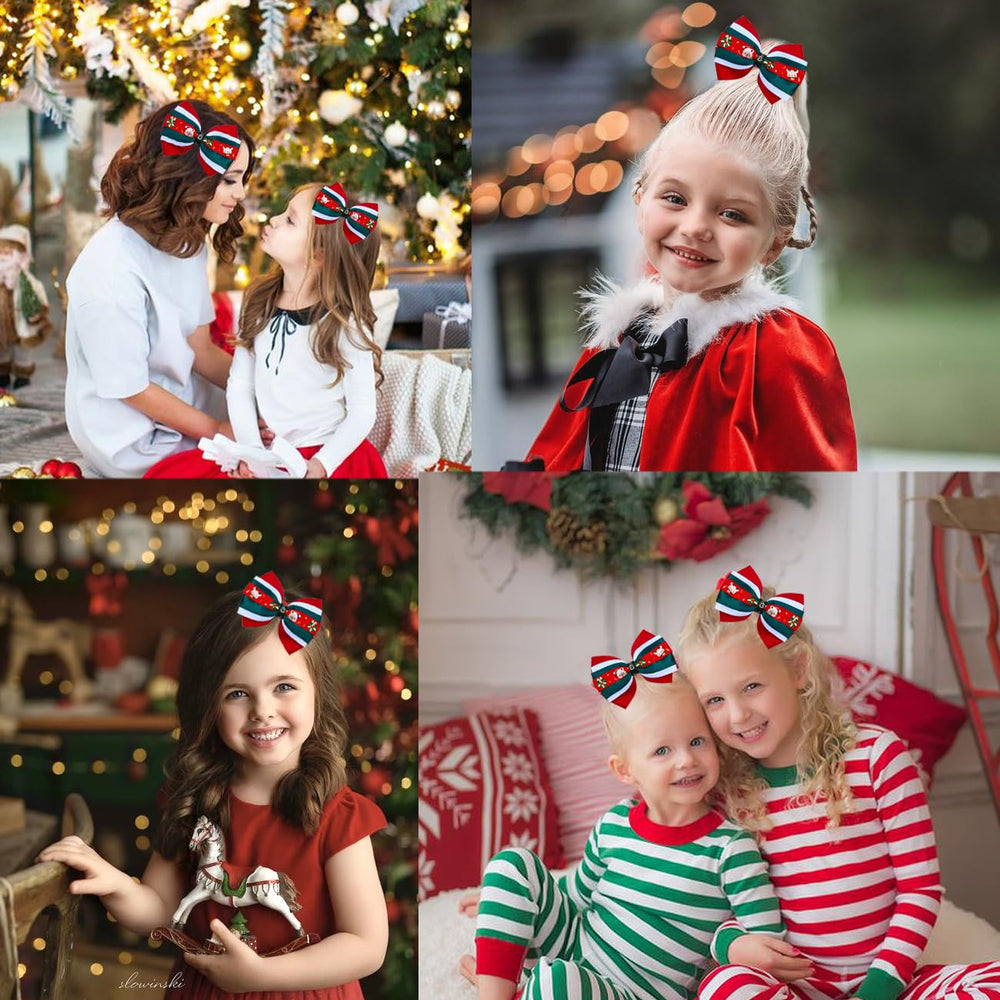 JUCCPUL Christmas bows red-green-white kit ideal for party styling