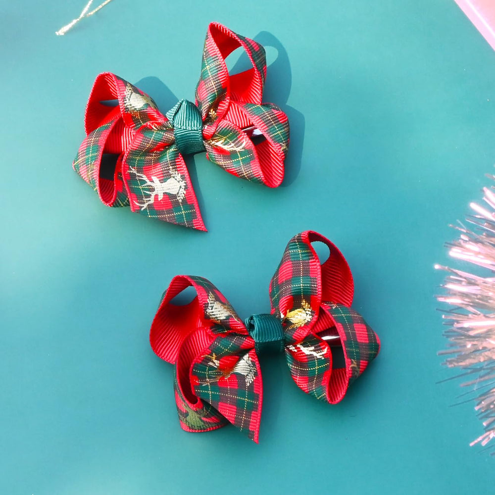 JUCCPUL Christmas clip with gold print stands out at gatherings