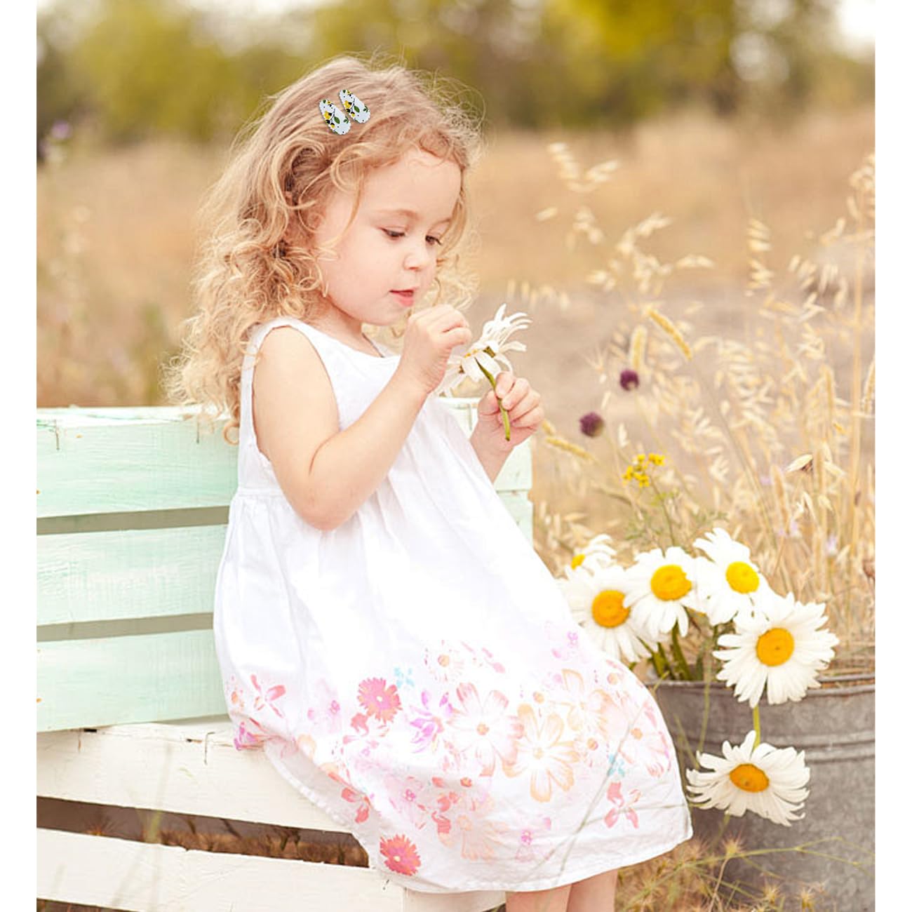 JUCCPUL easy-to-use clip helps quick ponytails or bangs control.