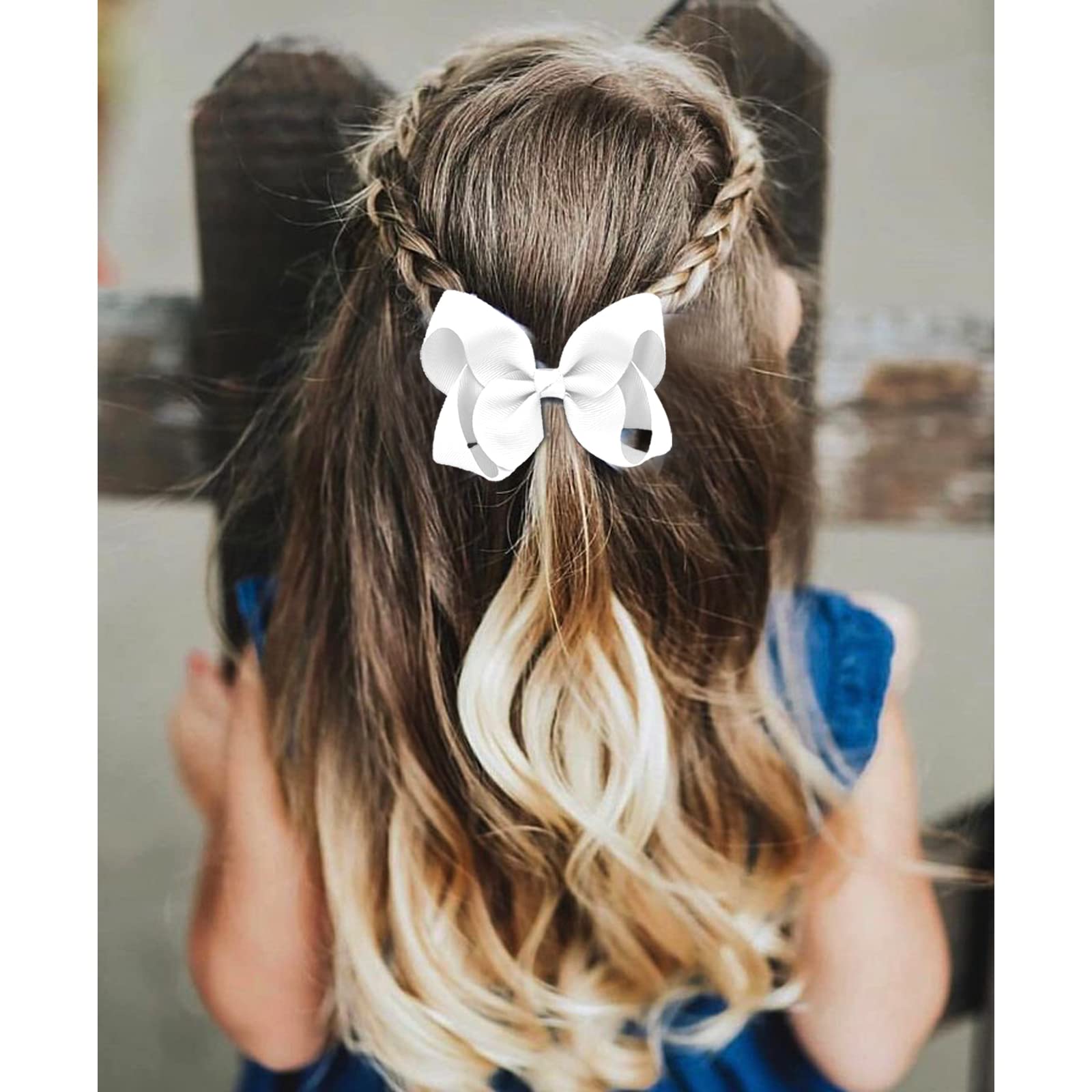 JUCCPUL gift-ready bows in white suit baby gifts and party photography.