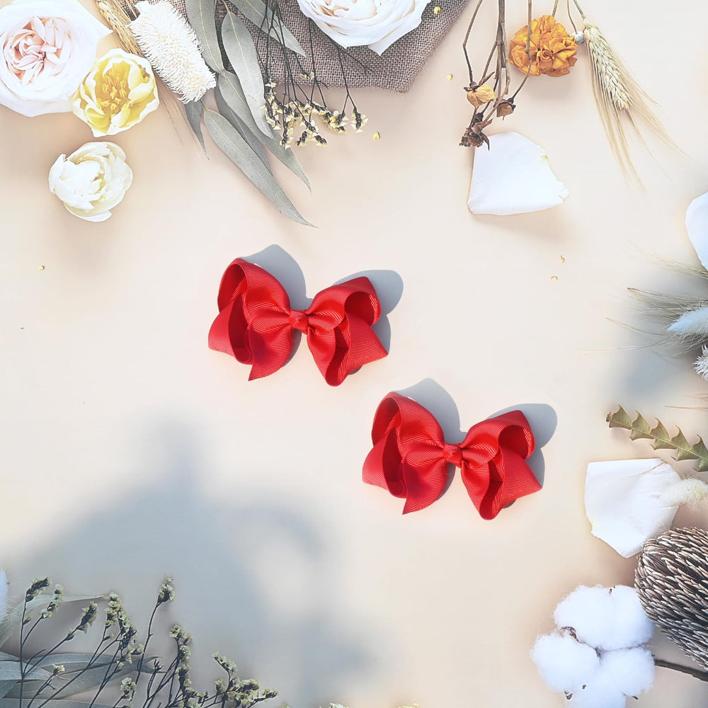 JUCCPUL sturdy alligator clip-based bow ideal for school looks and photos