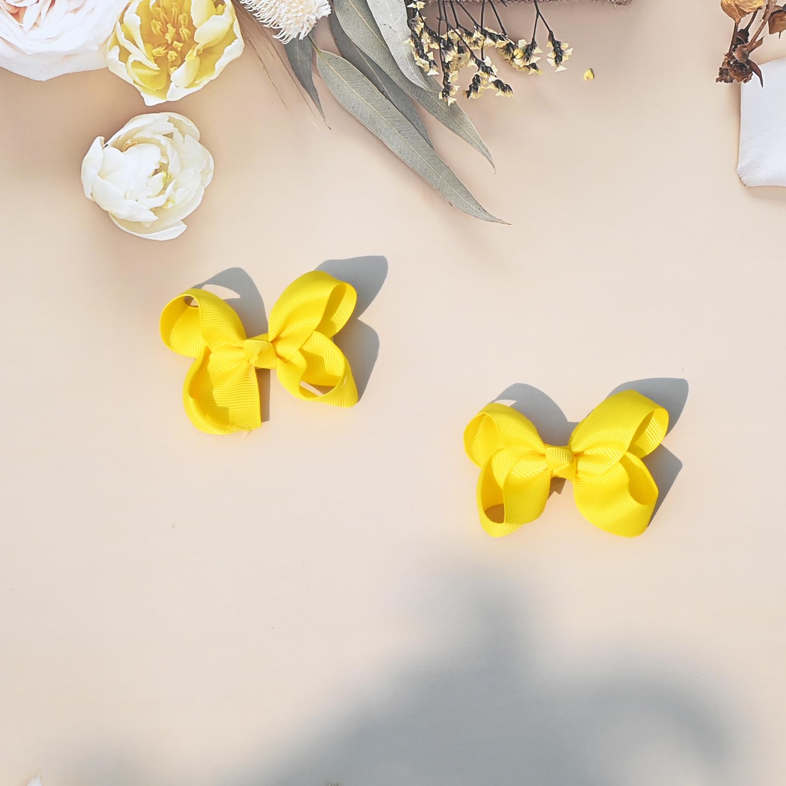 JUCCPUL gift-ready yellow bows perfect for baby showers and birthdays