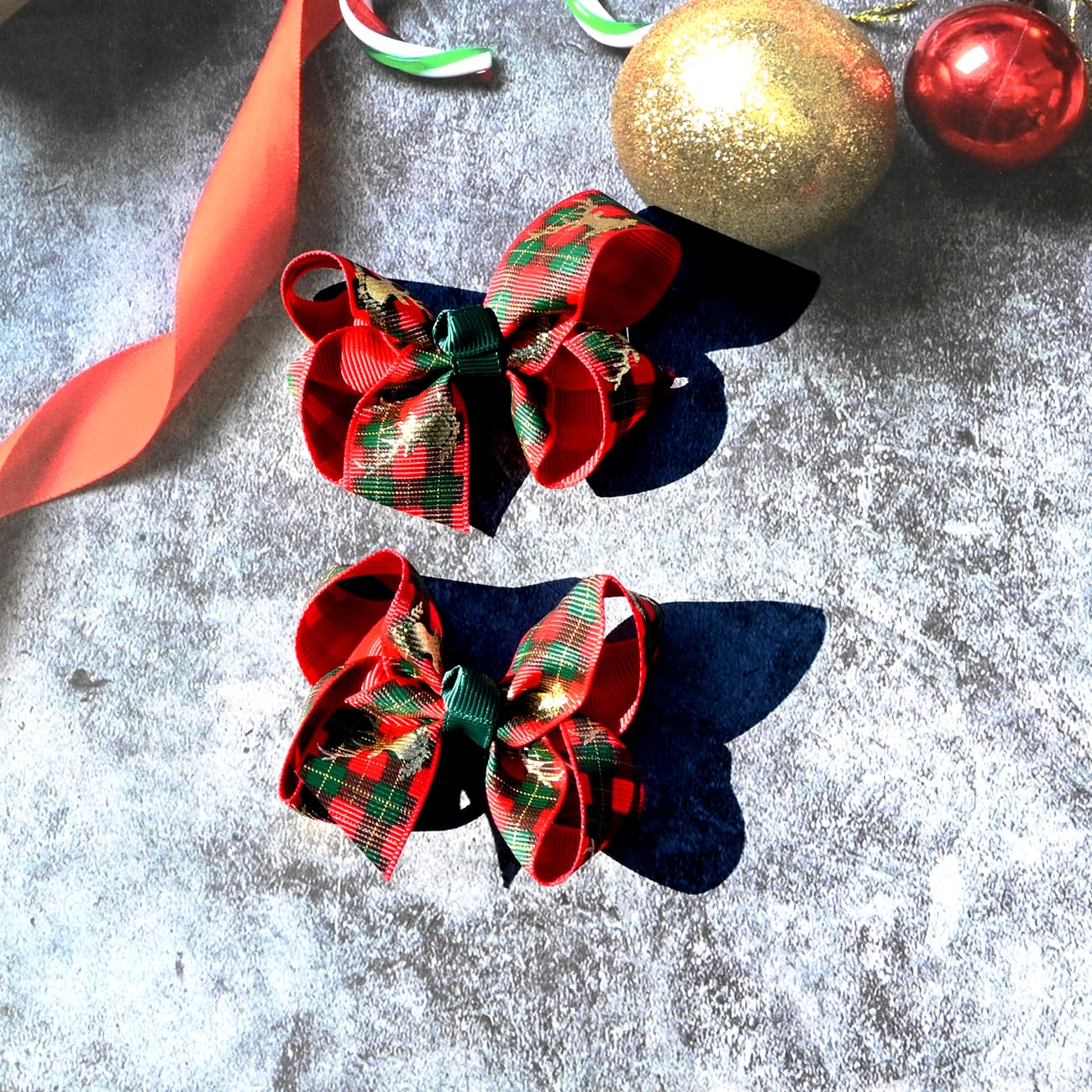 JUCCPUL grosgrain bow with alligator clip secures easy daily wear