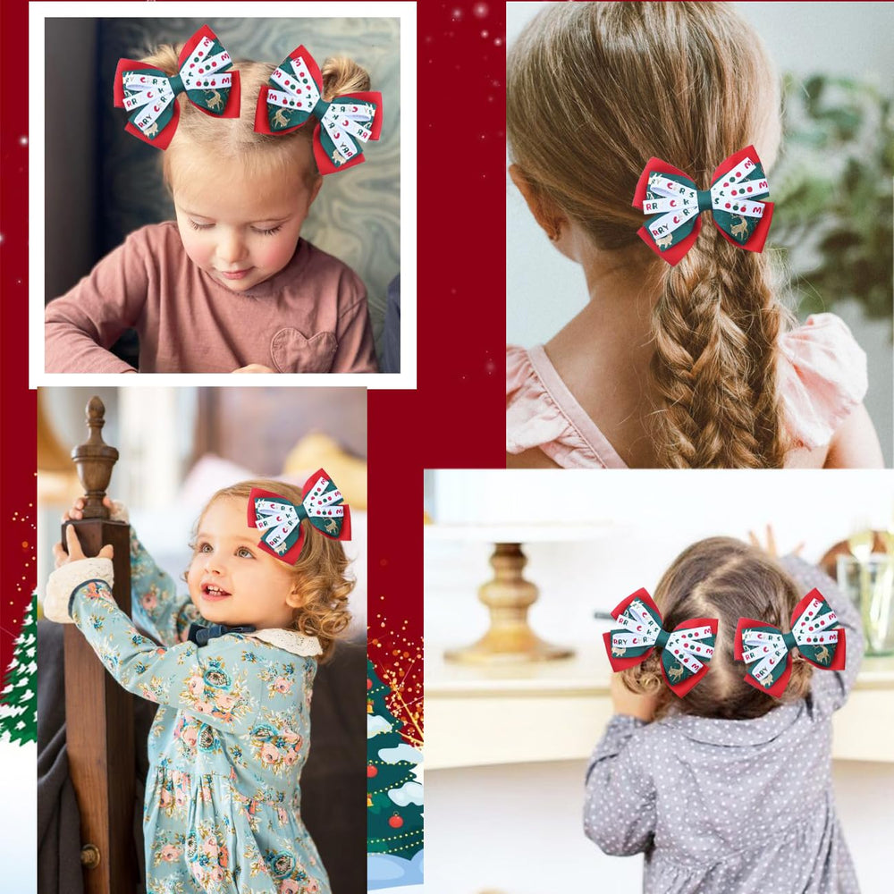 JUCCPUL two-pack clips in green elk design for versatile outfits