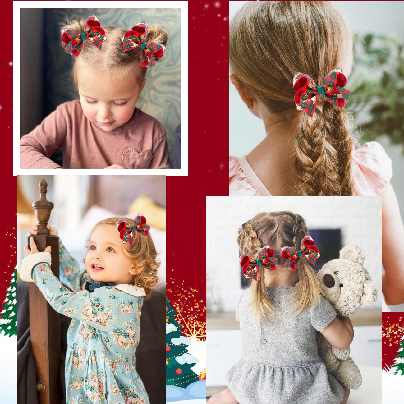 JUCCPUL two-piece bow set doubles as decor for clothes and gifts