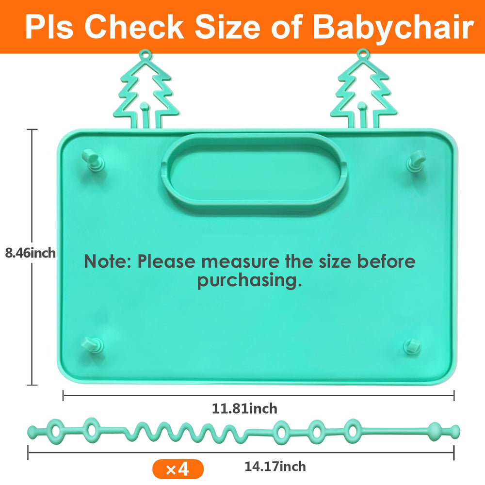 JUEJIAZKIY thickened-edge placemat stays flat on surfaces