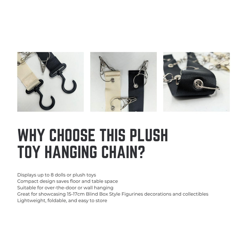 Juglok multi-purpose hanging strap used for hats and plush toys