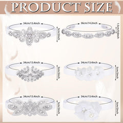 Juinte chiffon lace headband close-up shows soft fabric for gentle wear.