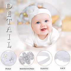 Juinte crystal headband close-up highlights sparkling rhinestones for a princess look.