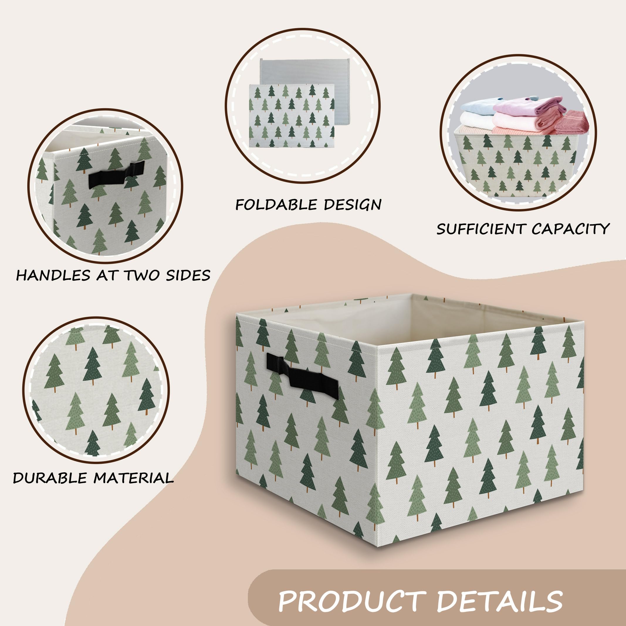 JUIOEIU green Christmas tree basket in dorm setup demonstrates compact storage