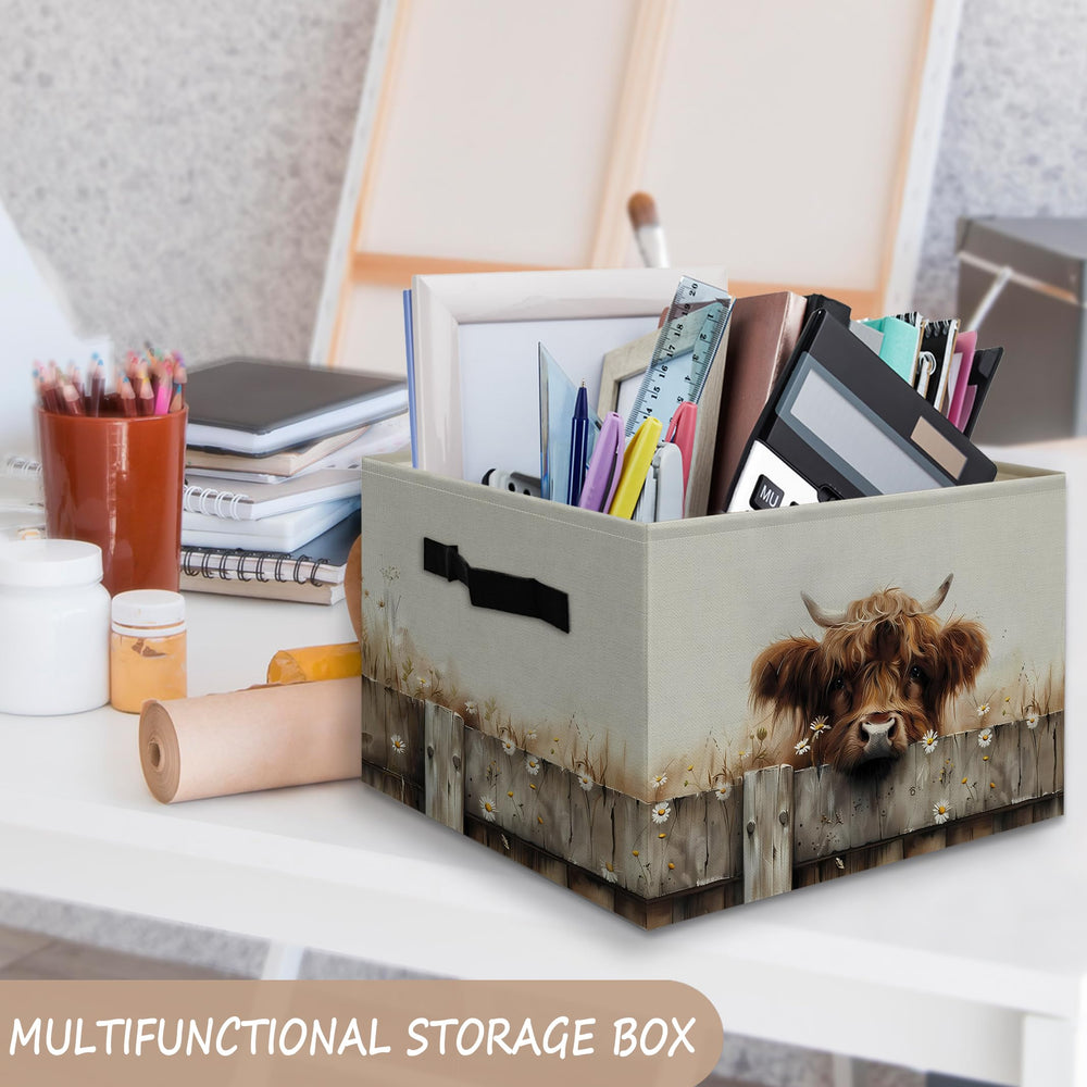 JUIOEIU fold-flat design bin shows easy collapse for compact storage.