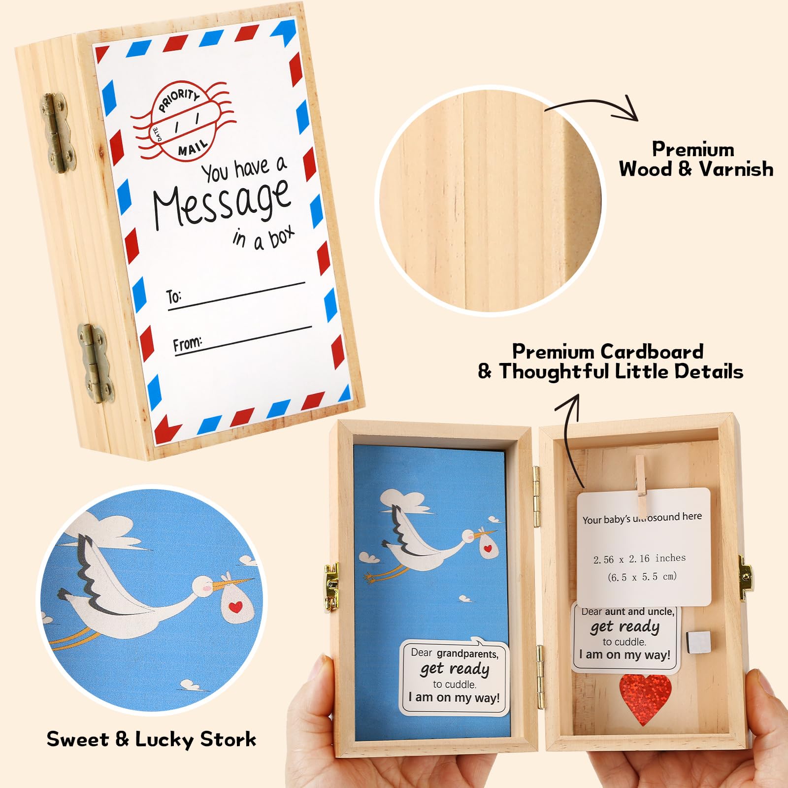 JULEASEL message cards included enable a warm, guided reveal to loved ones.