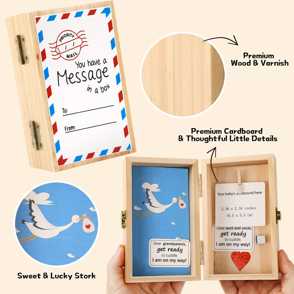 JULEASEL message cards included enable a warm, guided reveal to loved ones.
