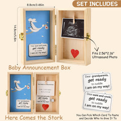 JULEASEL ultrasound-holder-clip secures the ultrasound picture for display.