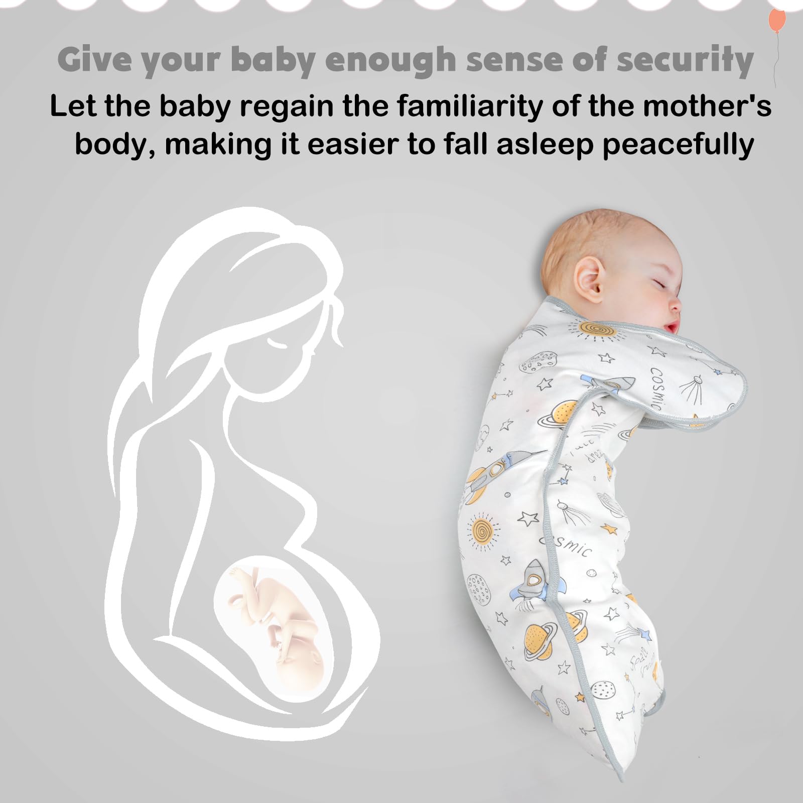 JULYFIRE easy-care swaddle remains soft after washing, with minimal shrinkage