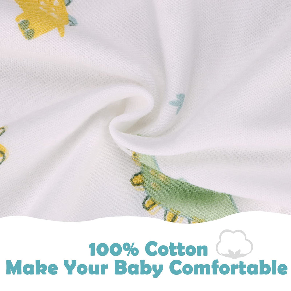 JULYFIRE transition swaddle top zipper protection keeps baby's face safe.